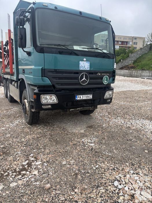 Mercedes actros с кран