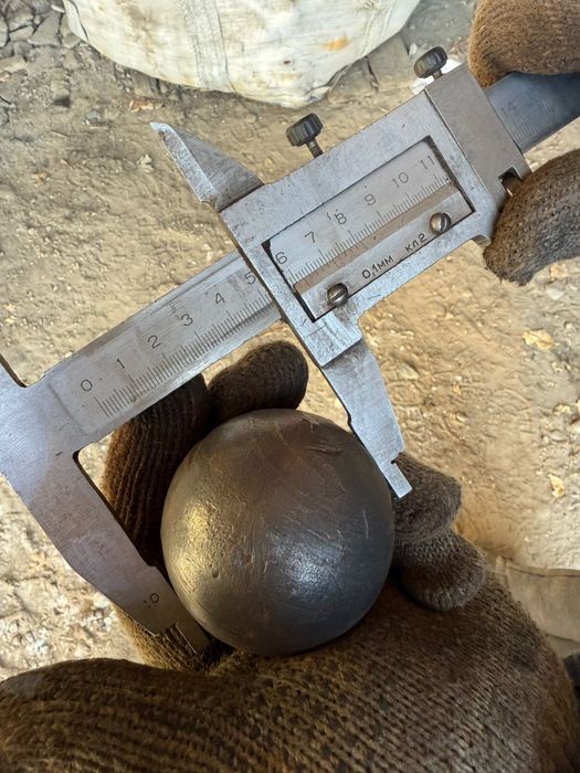 Шары мелющие помольные стальные