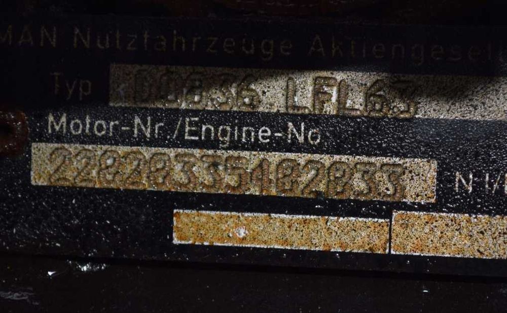 Motor complet camion MAN TGL TGM  250/280CP  D0836 LFL63 LFL64