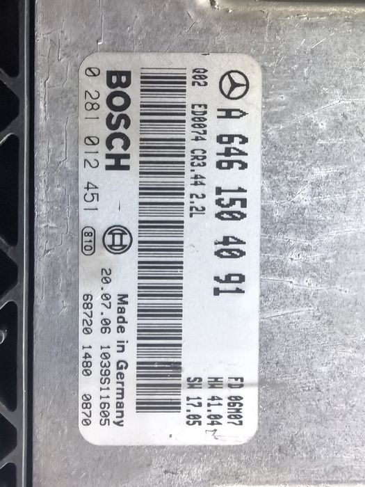 Компютър за Mercedes 2.2/150 646