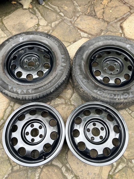 Продавам олекотени алуминиеви джанти "Телефонни шайби" 5x100 15" - Audi / VW / Seat / Skoda