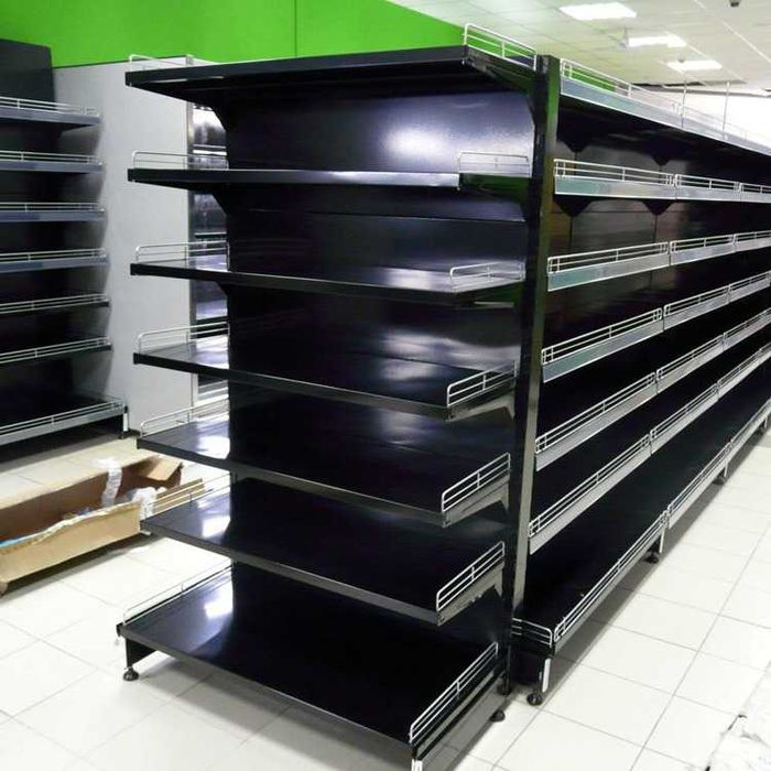 Витрина супермаркет магазин железные полка остравные стеллаж