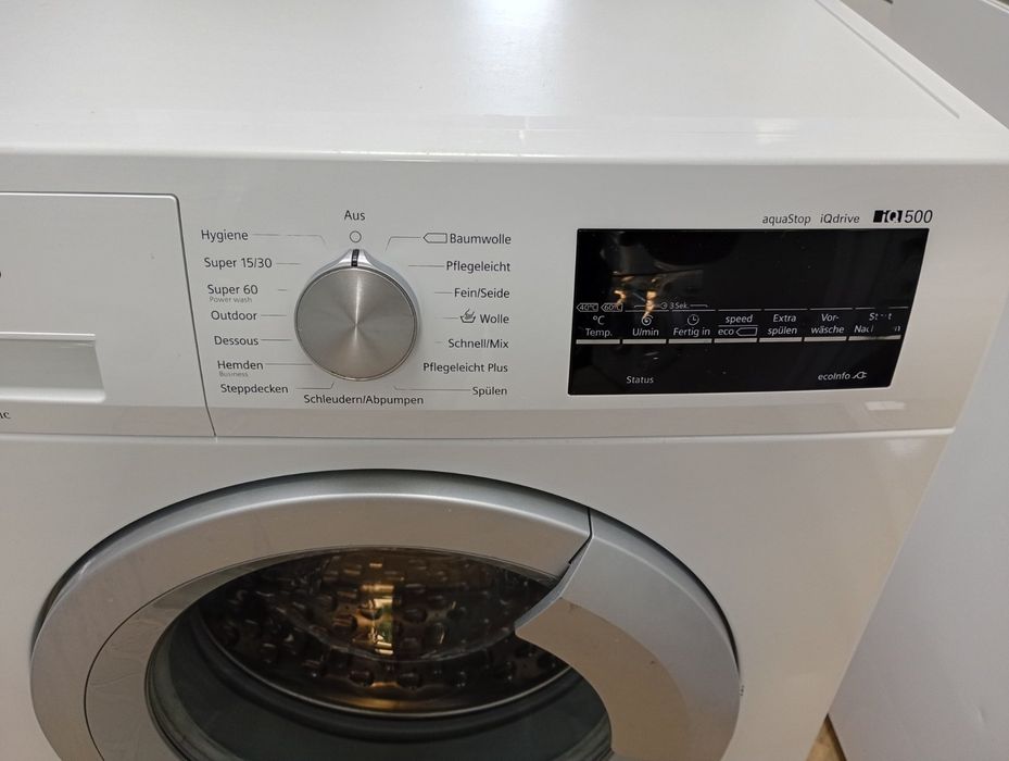 Като нова слим пералня Сименс Siemens IQ 500  А+++ 6. 5кг  2 години гаранция!