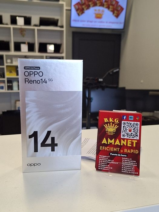 Oppo Reno 14 sigilat 512gb Amanet BKG