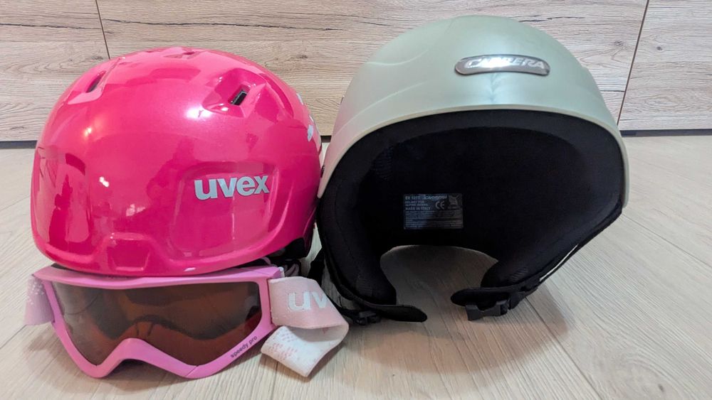 Casca schi si ochelari copii Carera, Uvex, fete/baieti