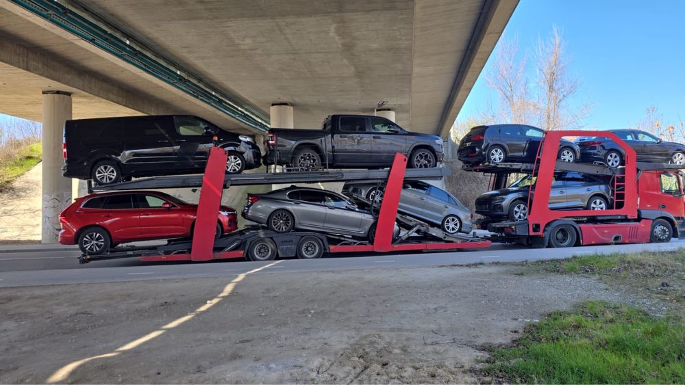 Transport auto Platforma Germania,Belgia,Olanda tur-retur