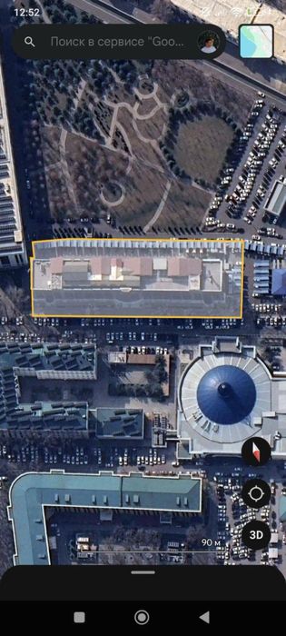 Сквер Отдельно стоящее здание 62соток 14700кв.м с арендатором срочно
