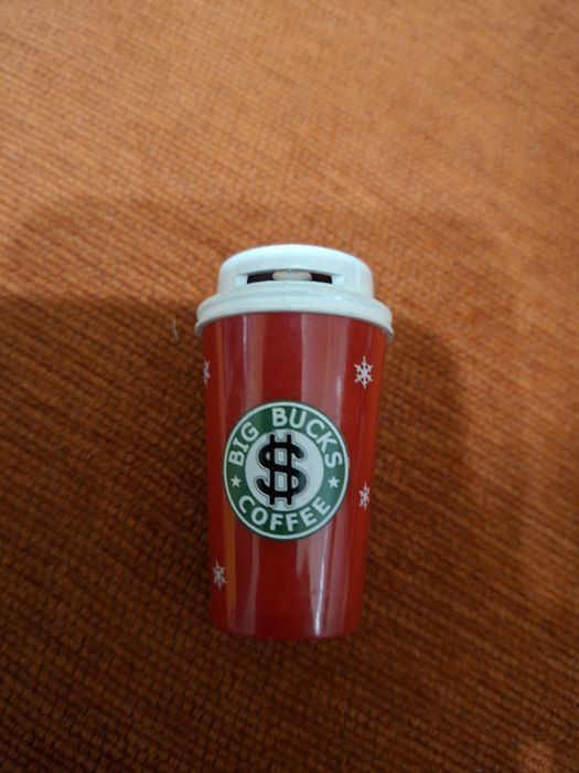 Забавна джет запалка „Big Bucks Coffee“ (като чаша за кафе) – Много добро състояние
