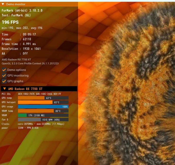 Продавам видеокарта Powercolor AMD Radeon RX 7700 XT 12 GB в Гаранция