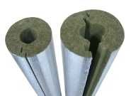 цилиндр с фольгой теплоизоляционный на основе базальтового волокно