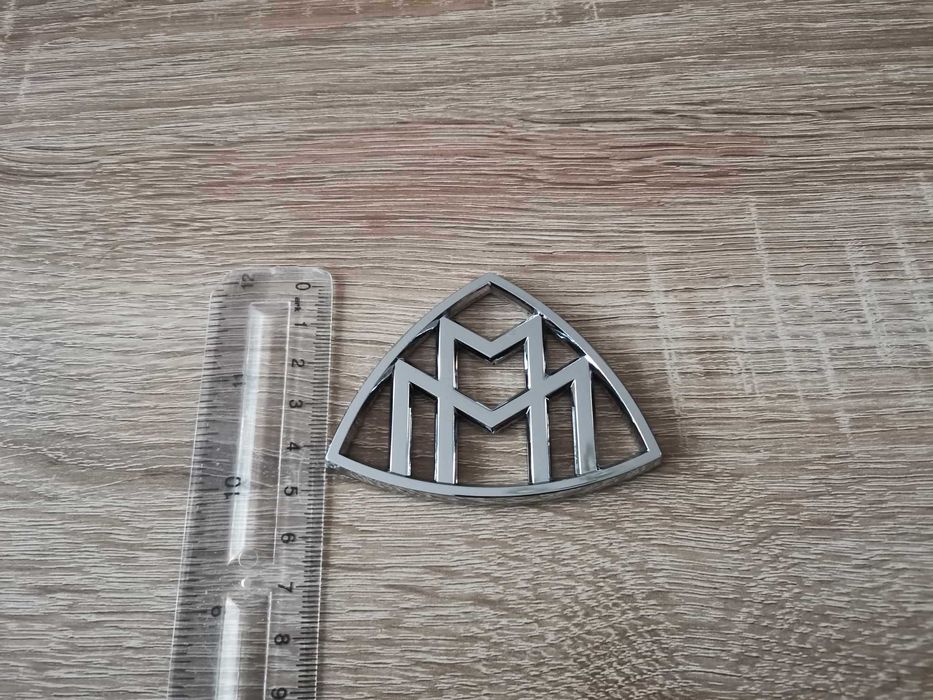 Майбах Maybach сребриста странична емблема