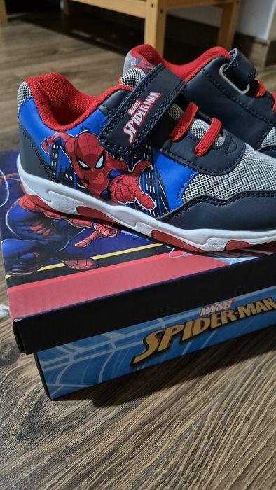 Ghete Spiderman cu led baieti