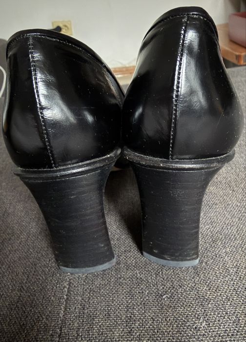 Pantofi Vintage Bamar Venezia-Made in Italy- Piele lăcuită & Mesh