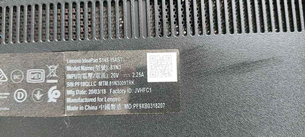 Ноутбук Lenovo IdeaPad S145-15AST