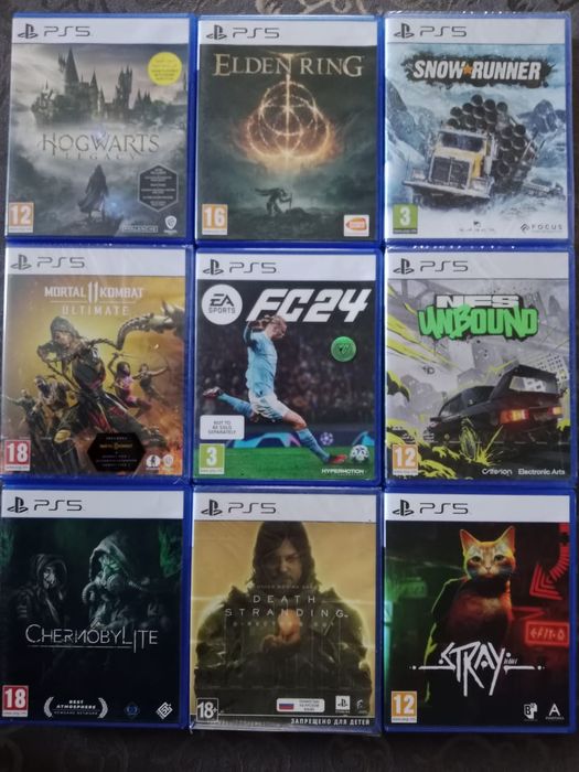 Продам игровые диски для ps 5 ps4 Xbox