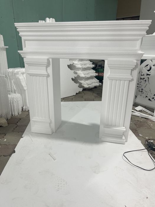 Камин из пенопласта декоративний