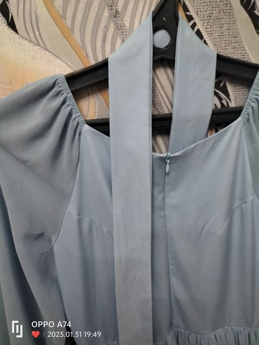 Платье женское голубой