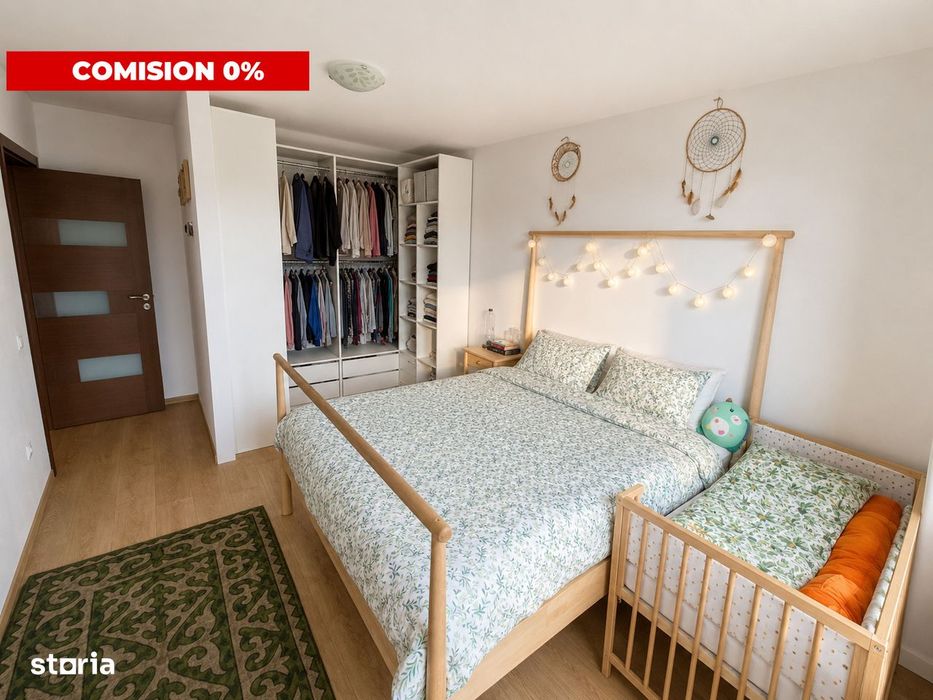 Apartament de 4 camere, decomandat, 98 mp., zona Baciu Comision 0%