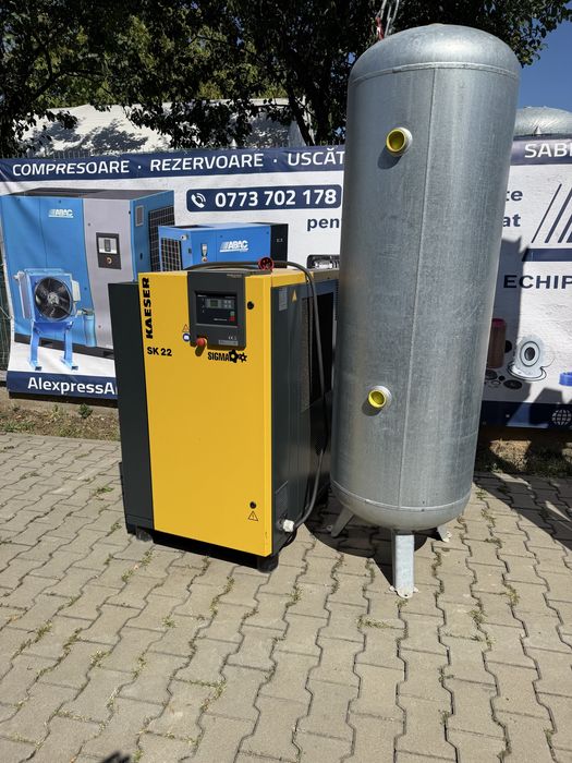 Compresor pe surub 15bar Kaeser SK 22 / 11kw  / Ca NOU