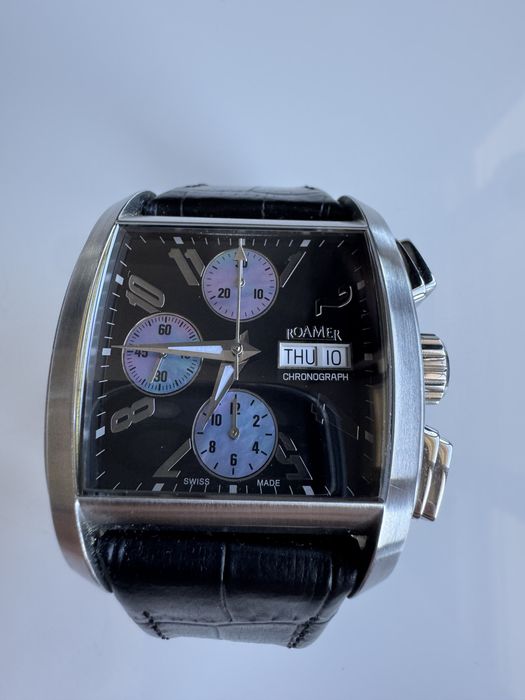 ROAMER Competence Tonneau Chronograph Automatic 41 mm Swiss Made