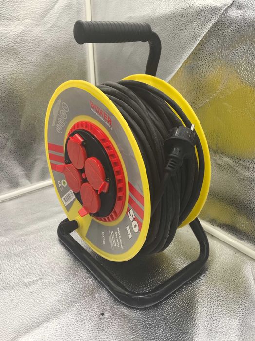 Prelungitor electric tambur 50m – rezistent si sigur