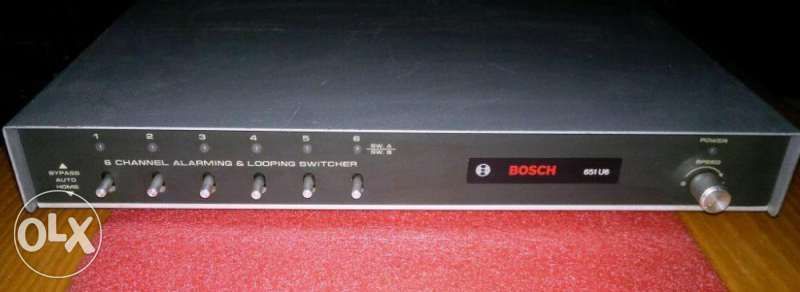BOSCH 651 U6 - 6 Channel Alarming & Looping Switcher