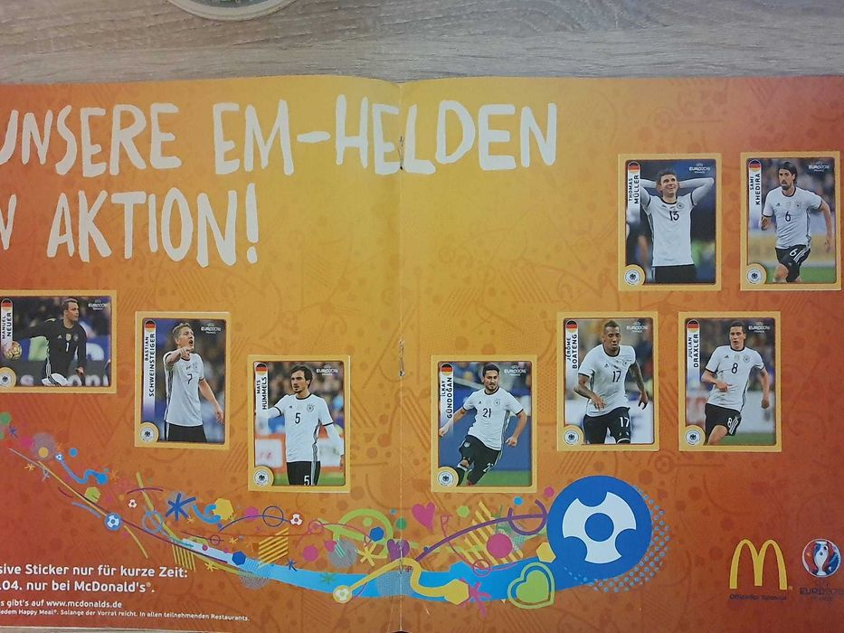 Album Euro 2016 Panini, complet.