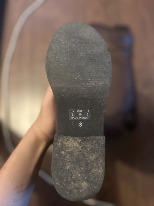 cizme full piele maro marimea 36