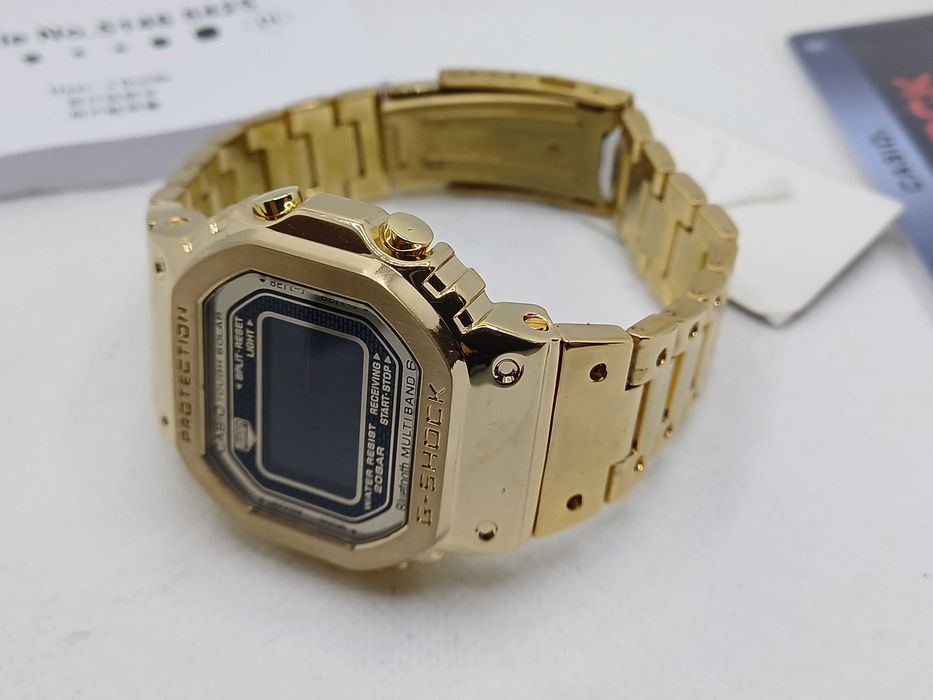 Ceas barbati Clasic Casio g shock gmw b5000gd GOLD FULL METAL  Nou,Garantie 2 ani