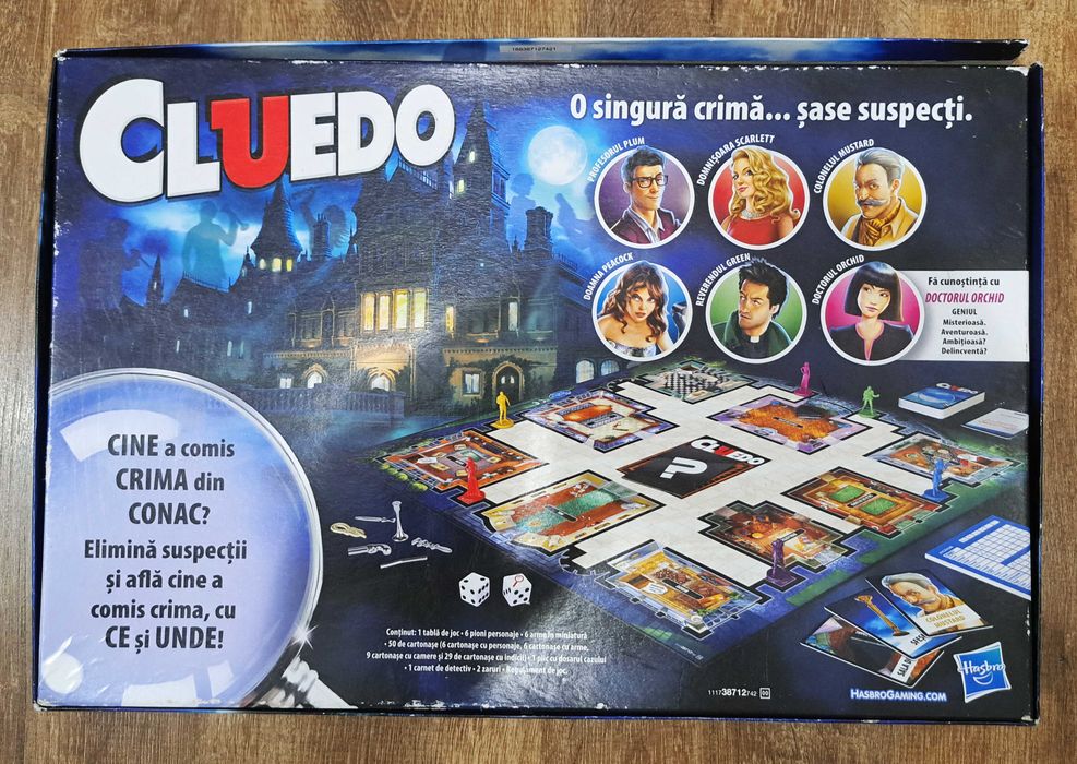 Cluedo - joc in limba romana - incomplet!