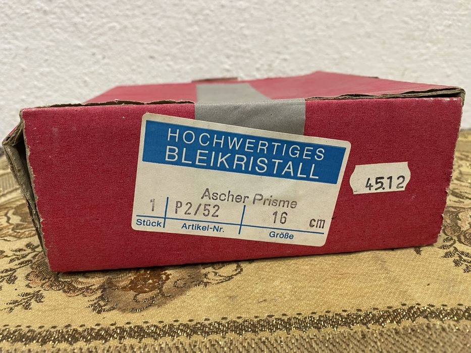 Немски кристален пепелник от 70 те години