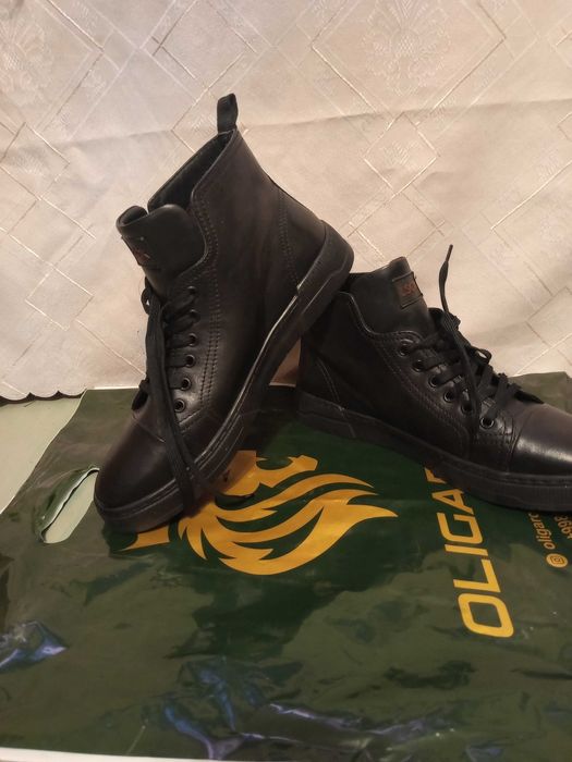 Ботинки мужские кожаные польские новые, 44 размер,