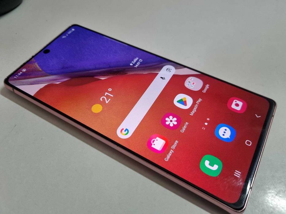 Samsung Note 20, 256 Gb, 8 Gb RAM, husa, folie
