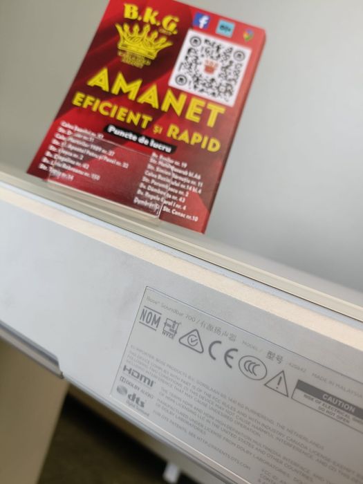 Sondbar  Bose 700 Amanet BKG