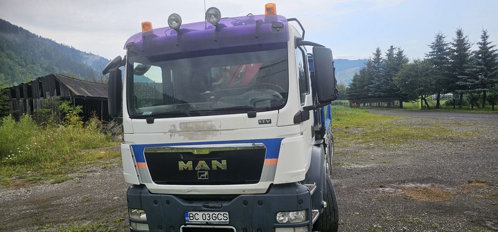 MAN TGS 35.400 Basculanta cu macara