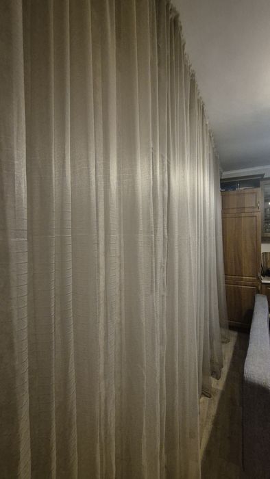 Продам тюль, цвет серый беж