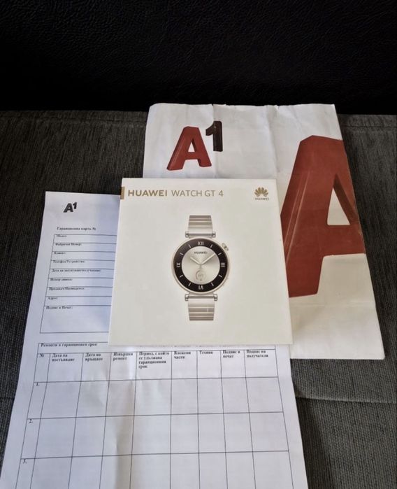 41mm Huawei Watch GT4 | GT 4 Гаранция от А1 до 2025 Silver Stainless