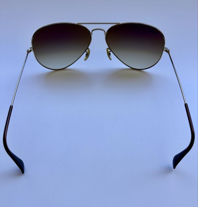 Ray Ban RB3025 Aviator Оригинални Златиста Рамка /Светло Кафяв Градиент 62mm
