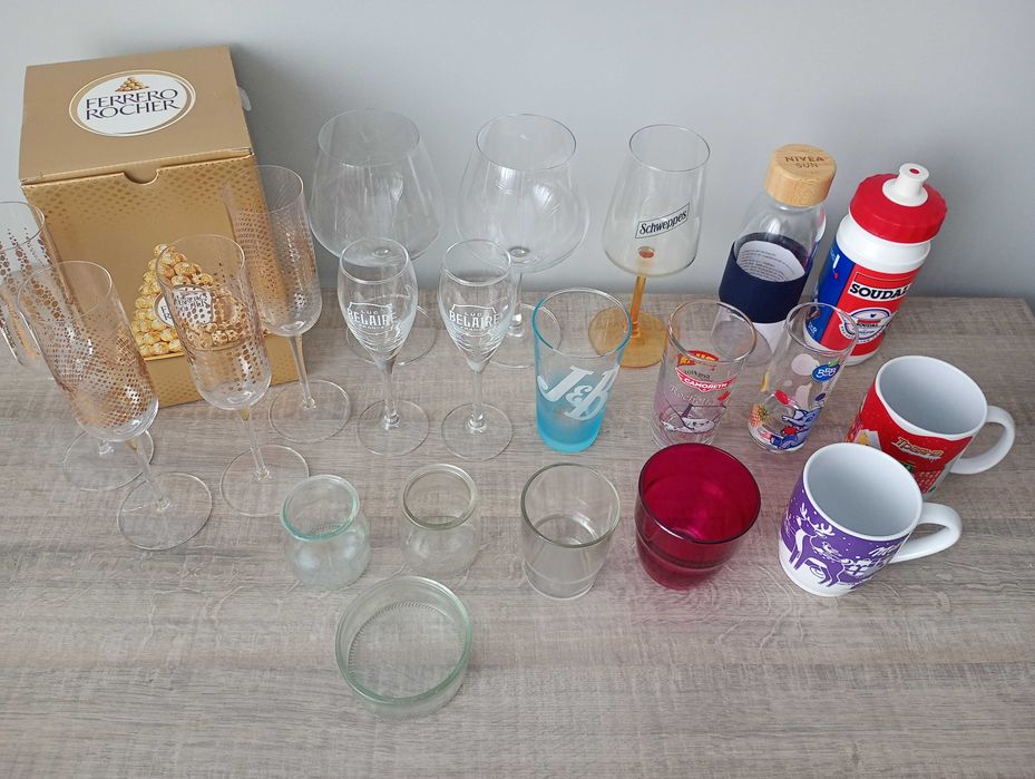 Брандирани/стъклени чаши/ чаша, бутилка, различни модели и цени