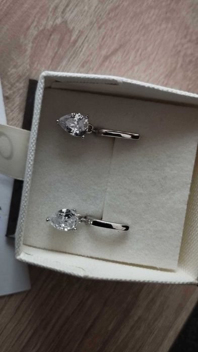 Обици GeOro сребърни 925 печат и сертификат