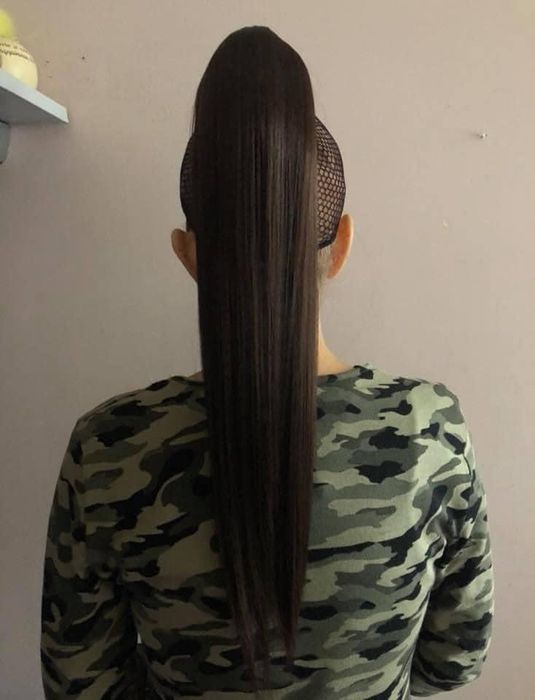 Конска опашка екстеншън коса 100 грама дължина 60 сантиметра в 8 цвята