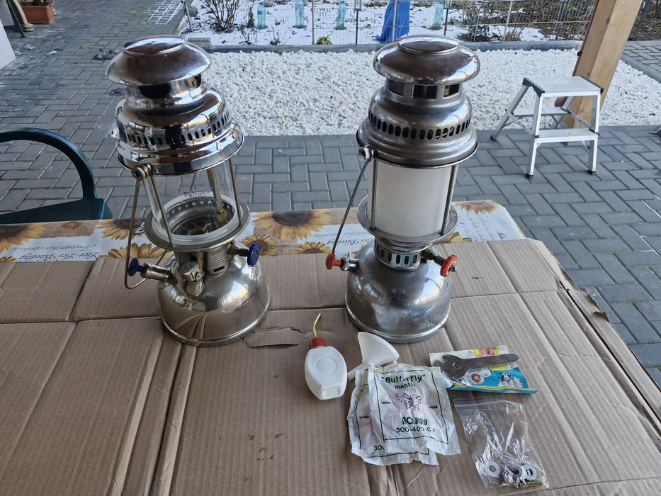 Lampa Petromax Rapid si Butterfly