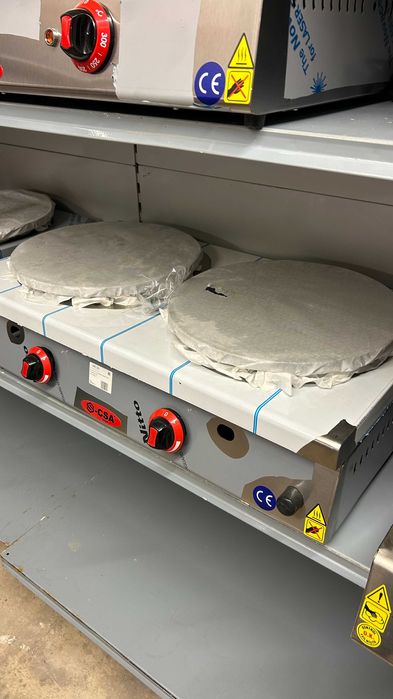 Двоен ГАЗов котлон за палачинки 750x460x150