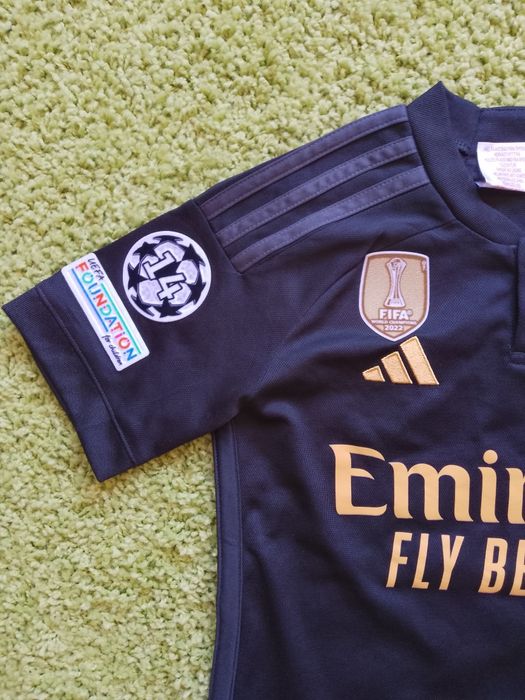 Tricou Fotbal Copii Real Madrid #5 Bellingham 2023-24