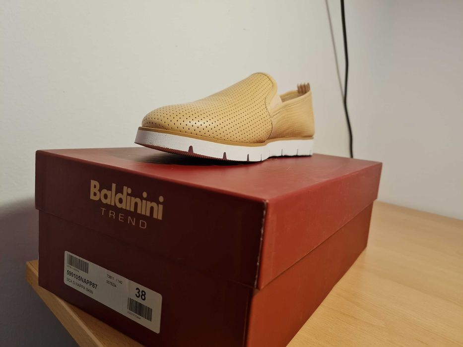 Espadrile Baldinini Nude/Crem