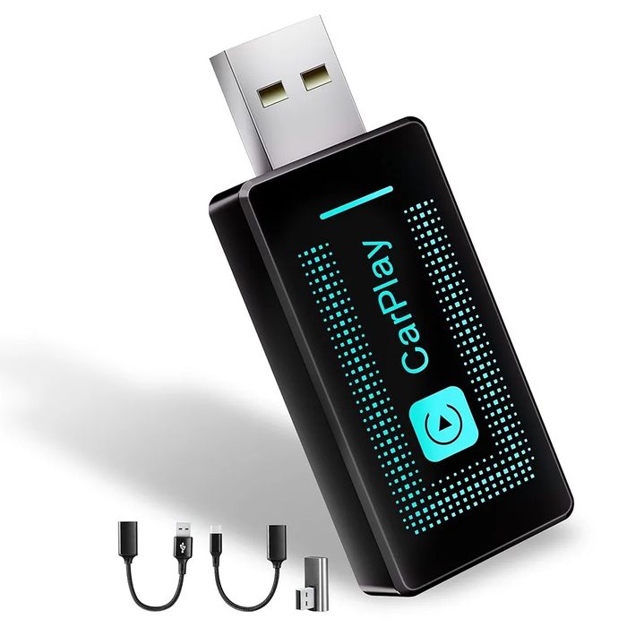 Безжичен CarPlay USB адаптер за iPhone и Apple CarPlay