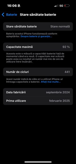 Vand Iphone 16 stare foarte buna