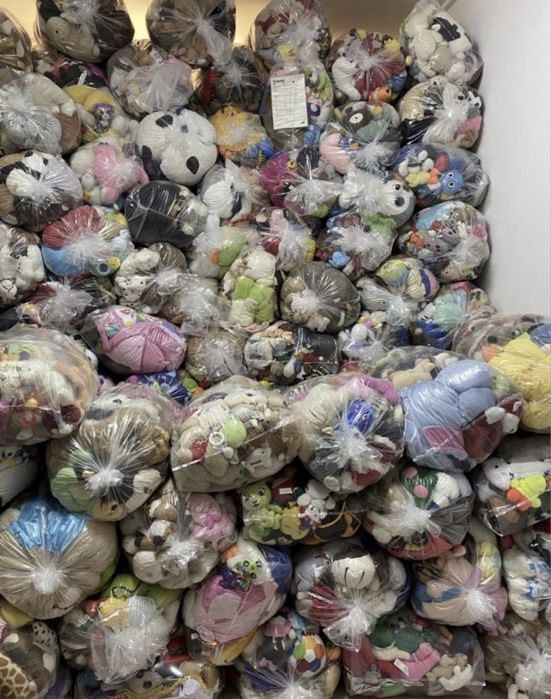 Jucării din pluș kg en-gros sac 10 kg