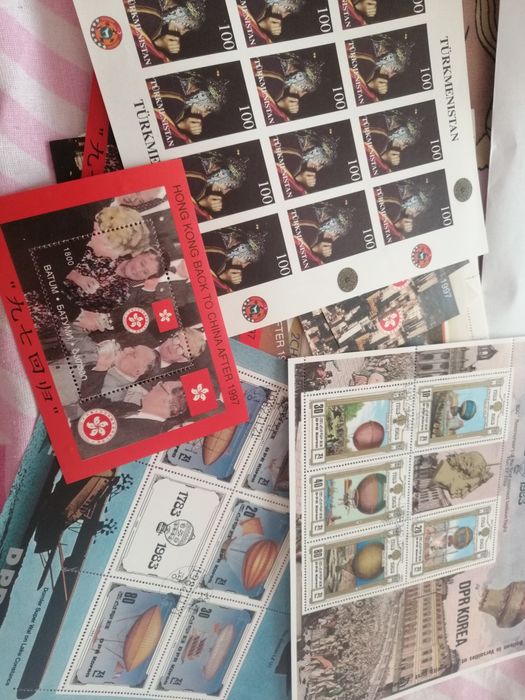 Lot 100 colite - diverse timbre