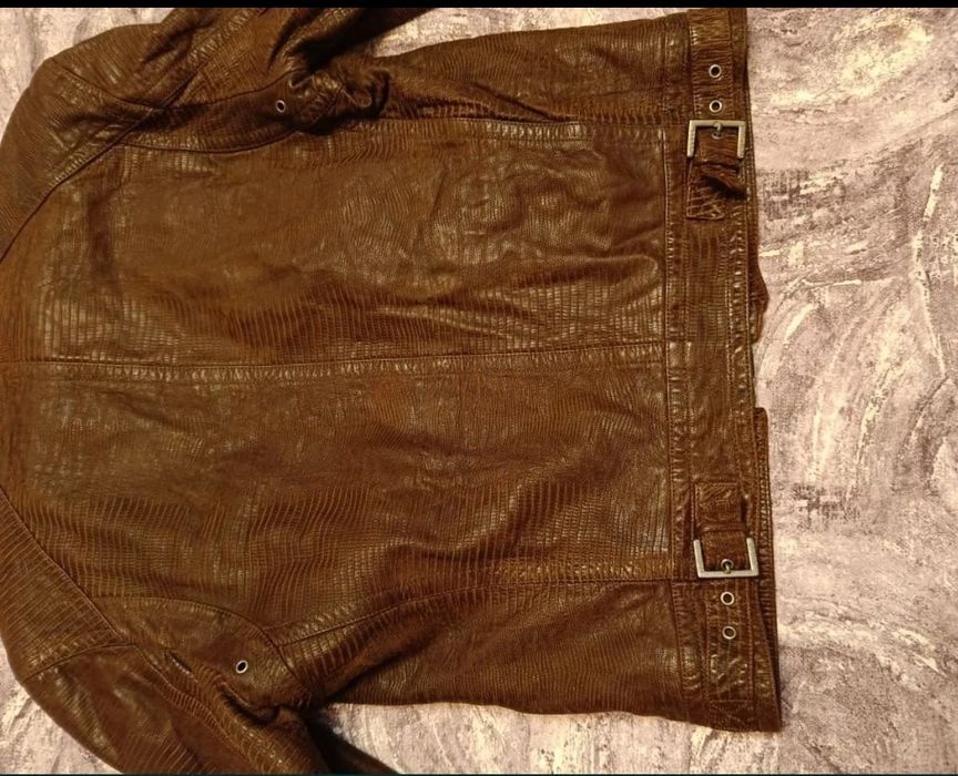 Geaca piele Gianfranco Ferre originala